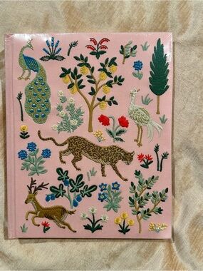 Rifle Paper Menagerie Embroidered Sketchbook - Still Wrapped 10.25x8.25 Journal
